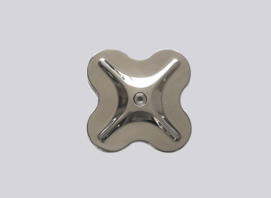 上海梅花形夹具表面处理效果：镜光