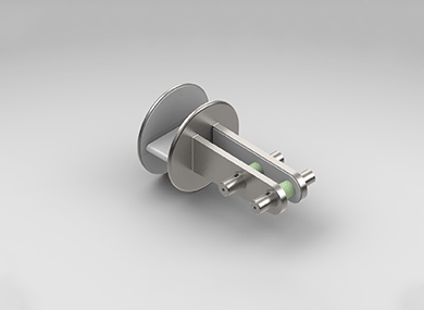 上海玻璃肋隐索固定夹具：Y()LYG01