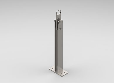 保定双板护栏立柱：SLZ-05