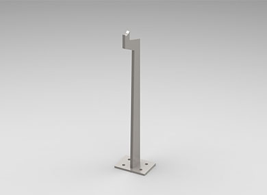 沧州单板护栏立柱：DLZ-06