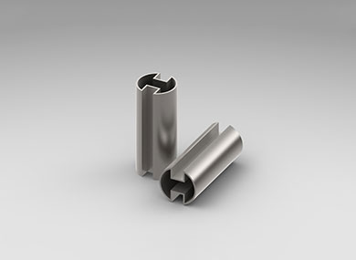 重庆不锈钢双槽圆管