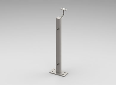 沧州方管护栏立柱：FLZ-04