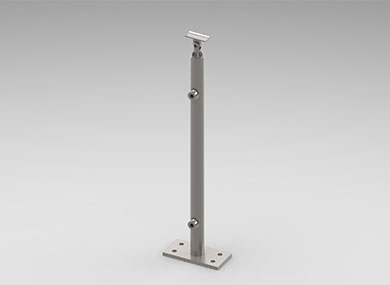 重庆圆管护栏立柱