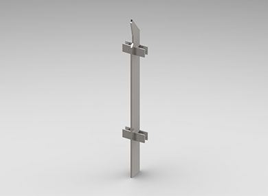 沧州单板护栏立柱：DLZ-17