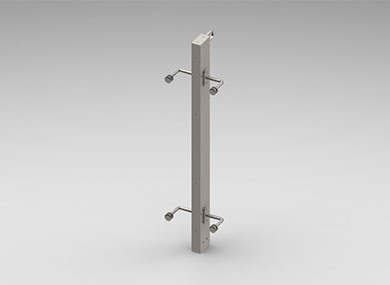 重庆矩形管护栏立柱