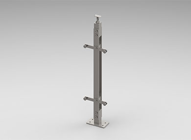 沧州双板护栏立柱：SLZ-31