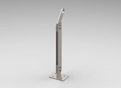 保定双板护栏立柱：SLZ-18