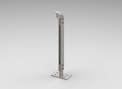 保定双板护栏立柱：SLZ-16