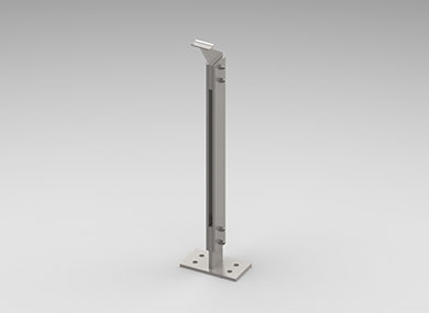 保定双板护栏立柱：SLZ-17