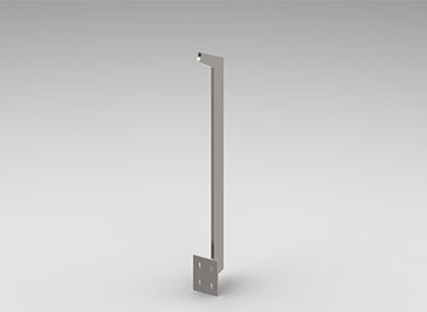 沧州单板护栏立柱：DLZ-12