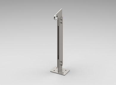 沧州双板护栏立柱：SLZ-19