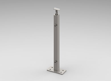 重庆方管护栏立柱