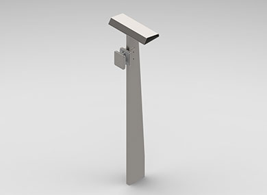 沧州单板护栏立柱：DLZ-19