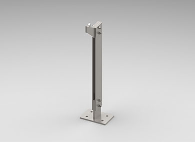 保定双板护栏立柱：SLZ-14