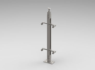 沧州双板护栏立柱：SLZ-29