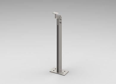 保定双板护栏立柱：SLZ-09