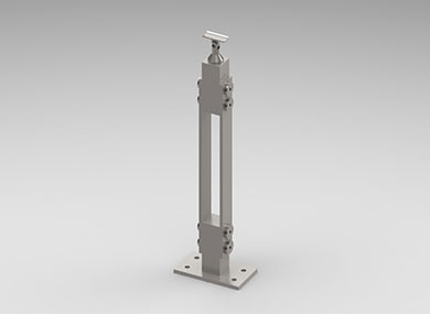 沧州双板护栏立柱：SLZ-20