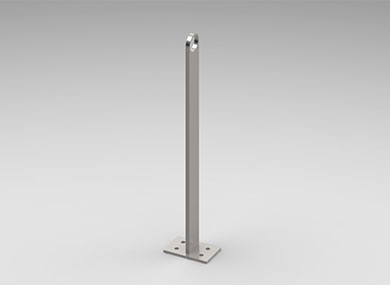 沧州单板护栏立柱：DLZ-03