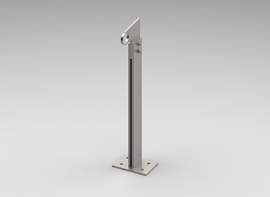 保定双板护栏立柱：SLZ-12